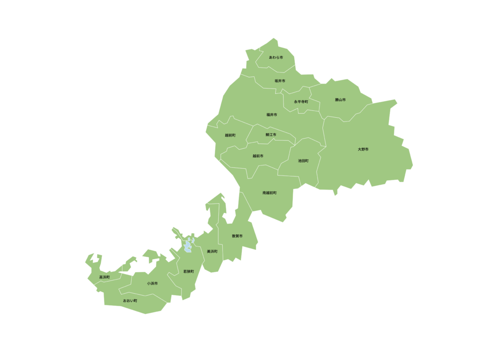 福井県_市区町村地図