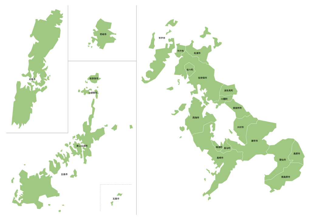 長崎県_市区町村地図