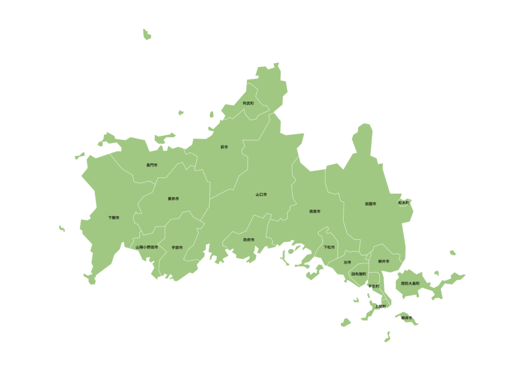 山口県_市区町村地図